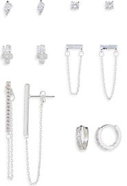 NORDSTROM RACK 6 Pairs Assorted Earrings
