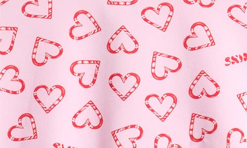 Skims Fits Everybody Lace Trim Crop Camisole & Shorts Pajamas In Pink