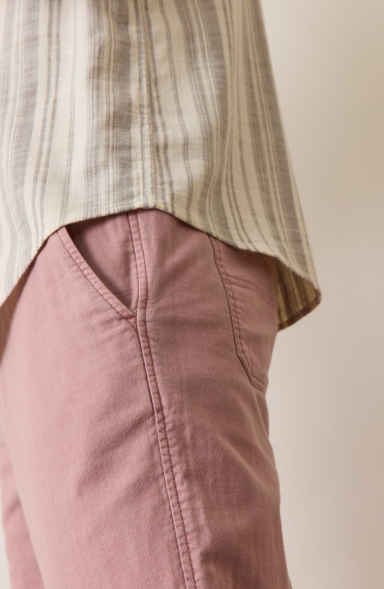 Marine Layer Saturday Stretch Beach Pants, Alternate, color, Faded Brick