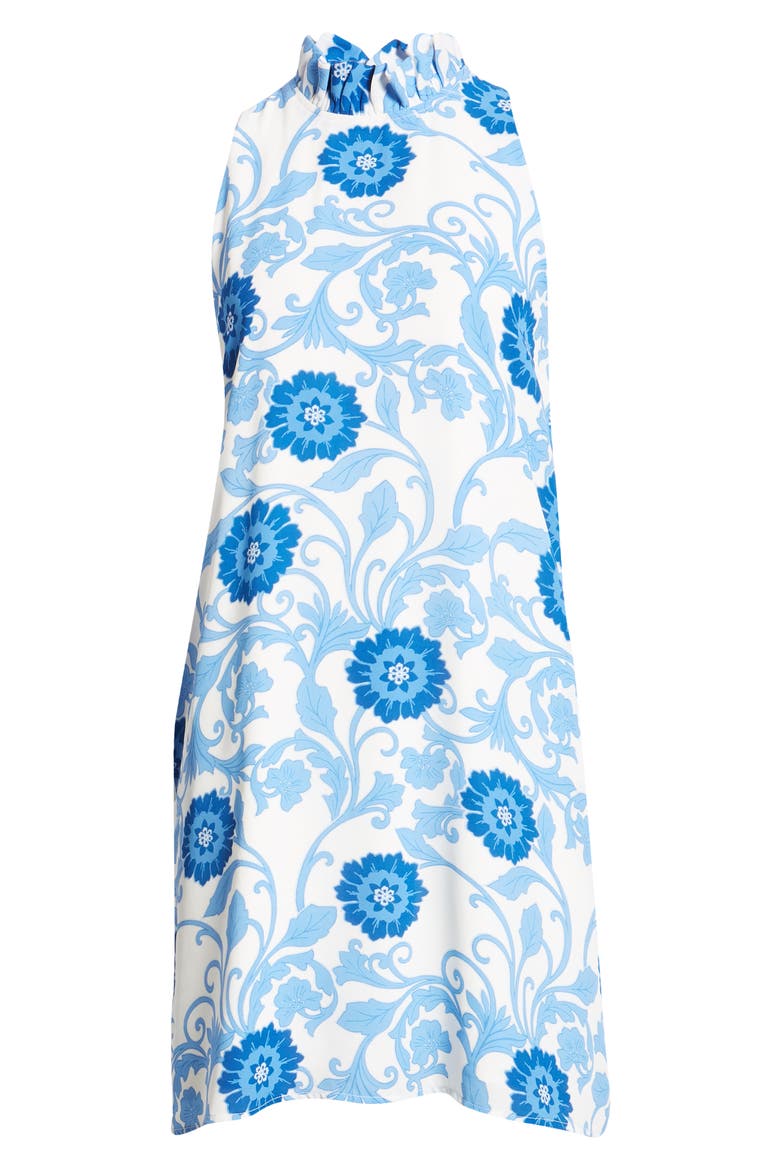 x Hi Sugarplum! Cavallo Ruffle Neck Date Dress, Alternate, color, LUCCA