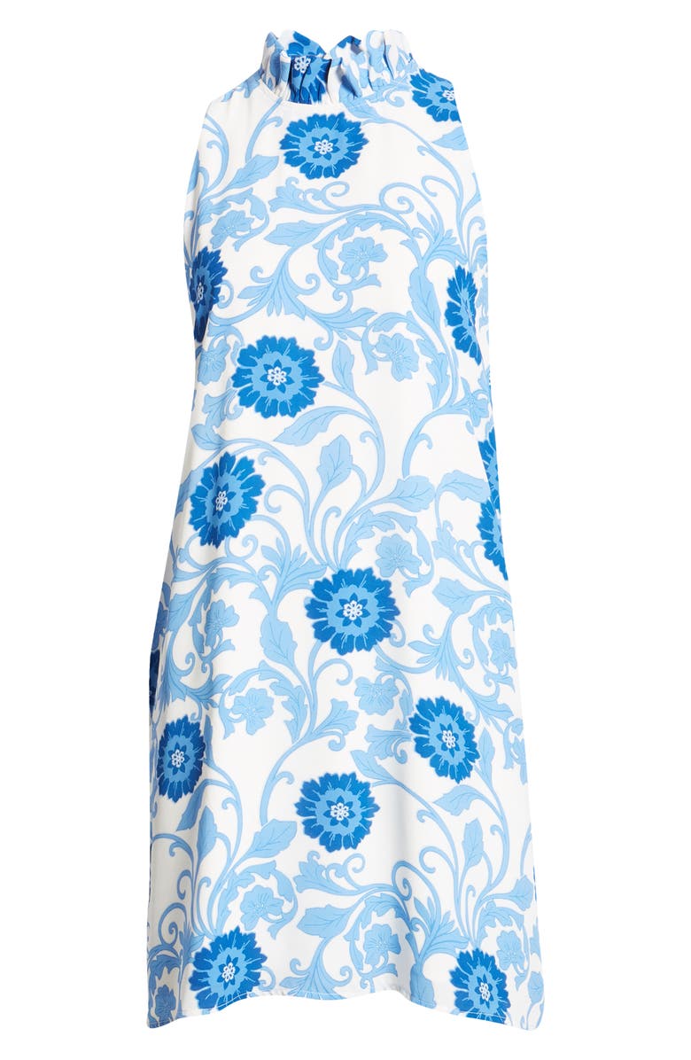 GIBSONLOOK x Hi Sugarplum! Cavallo Ruffle Neck Date Dress, Alternate, color,