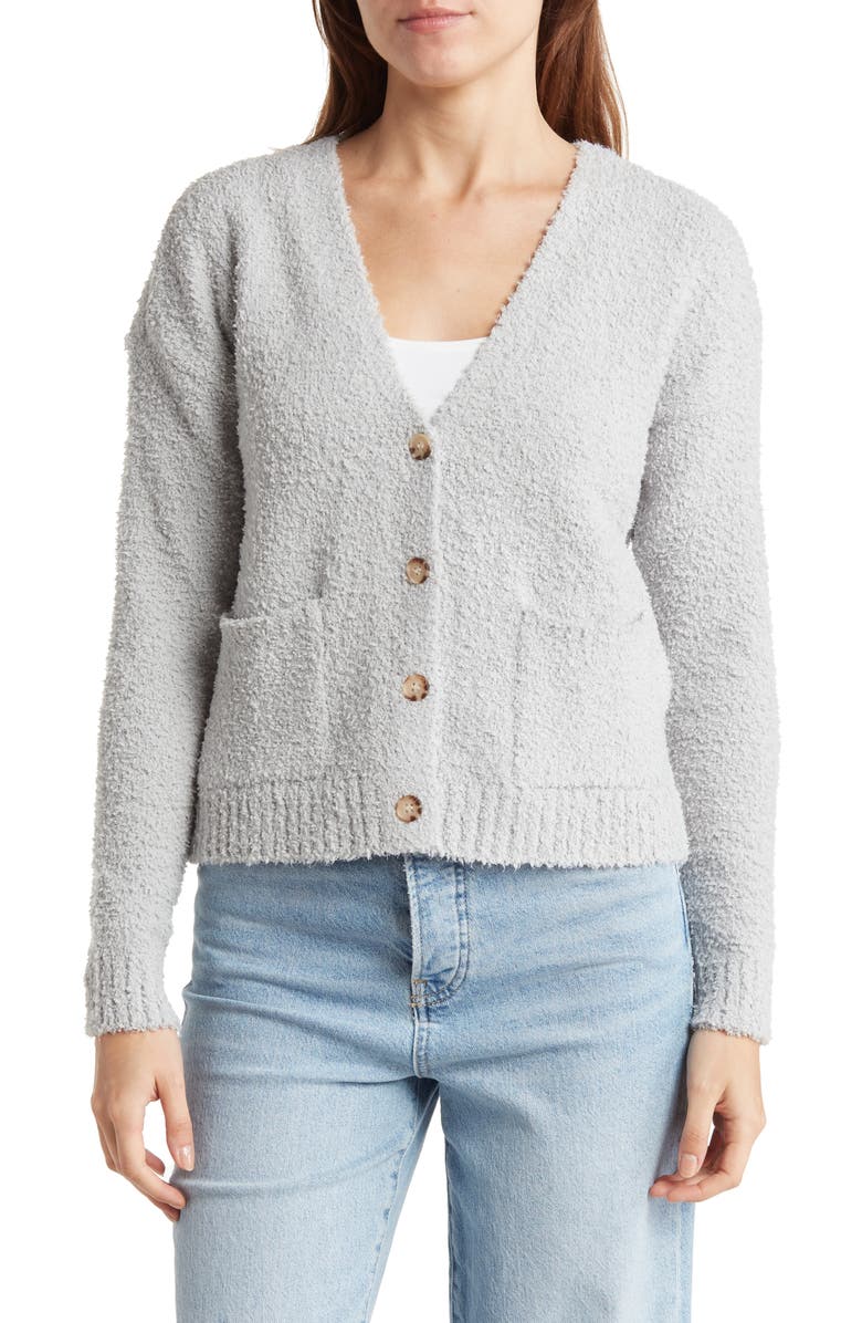 Olivia Sky Teddy Yarn Button-Up Cardigan, Main, color,