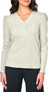 GIBSONLOOK Amelia Cotton Rib Henley