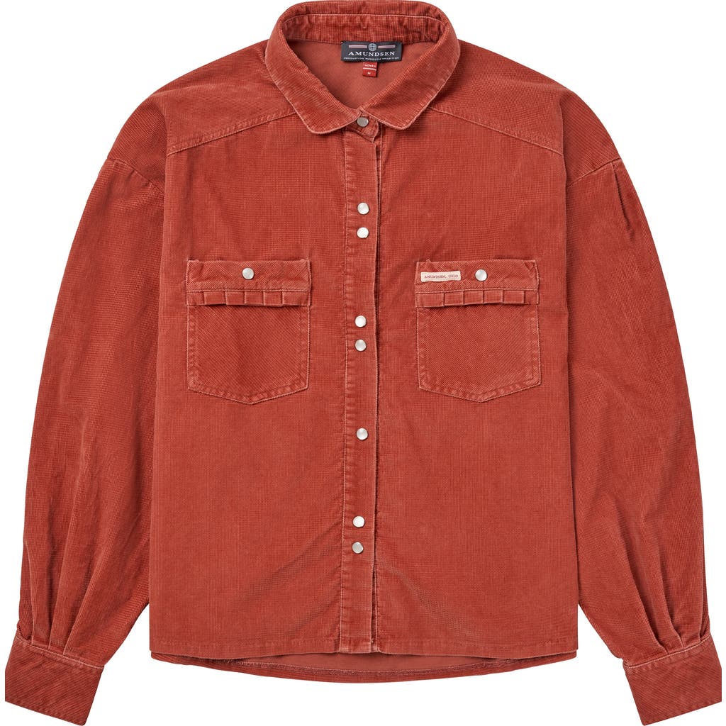 Amundsen Sports Wild Velvet Shirt In Red