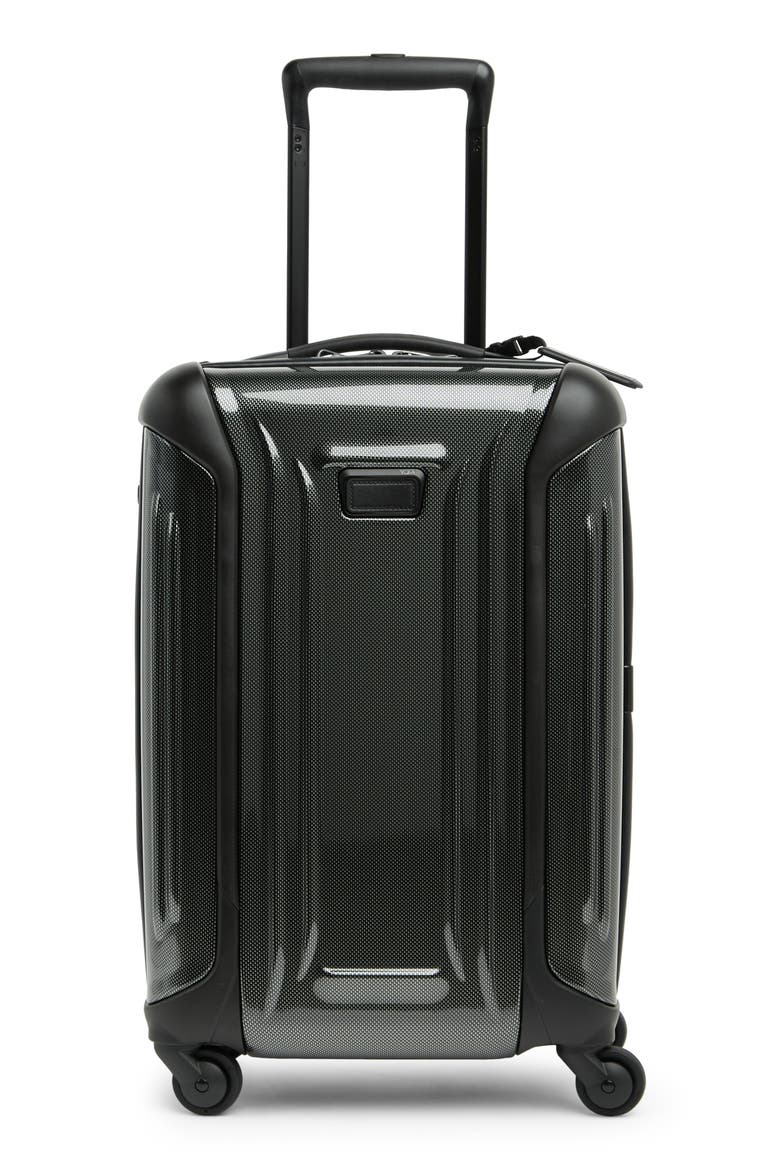 International 4 Wheeled Carry-On Bag, Main, color, BLACK