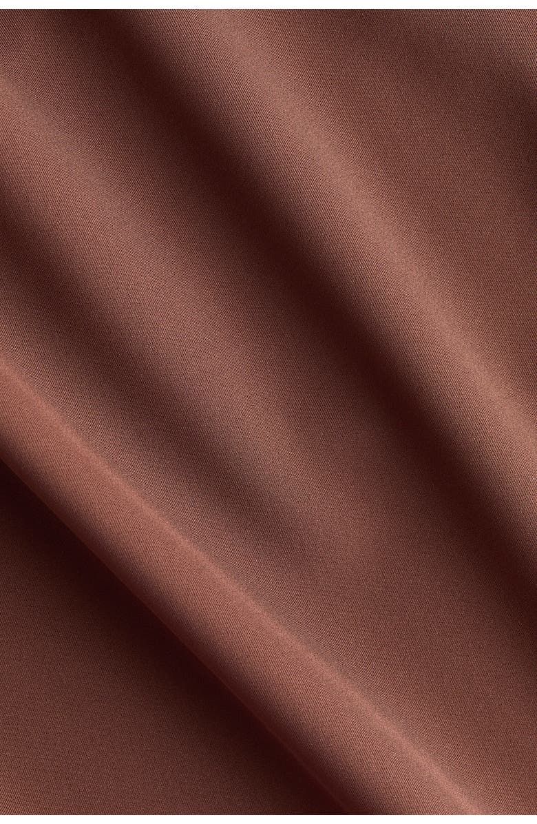 H&M Strap-detail Halterneck Top, Alternate, color, Brown