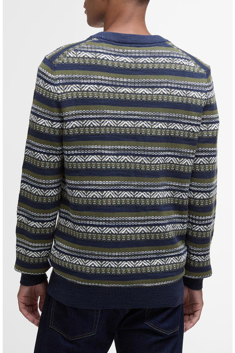 Topcliffe Fair Isle Sweater, Alternate, color, NAVY