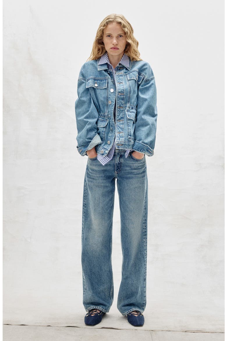 Cam Featherweight Low Rise Relaxed Straight Jeans, Alternate, color, LUDLOW