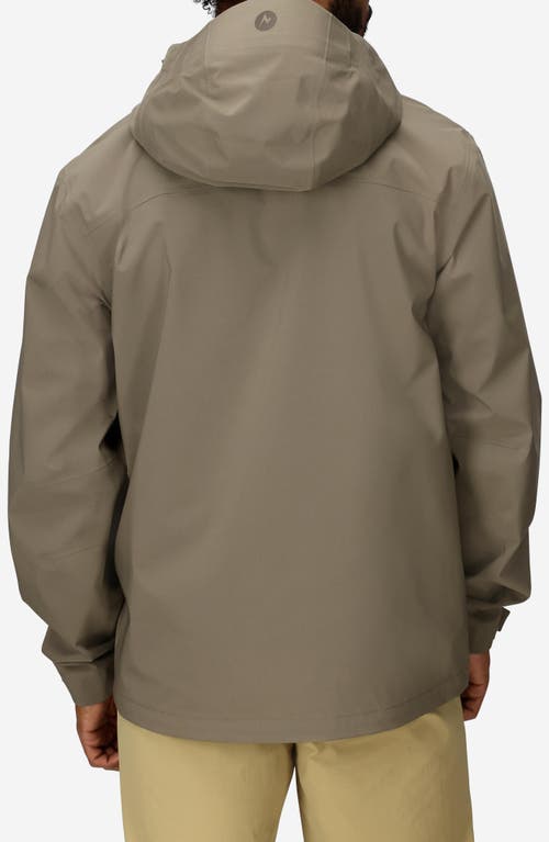 Marmot Precip® Eco Pro Waterproof Hooded Jacket In Gray