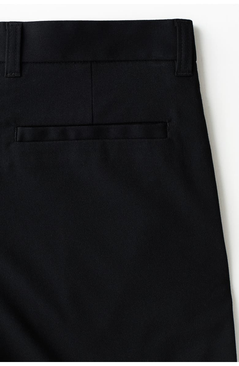 H&M Loose-fit chino shorts, Alternate, color, Black