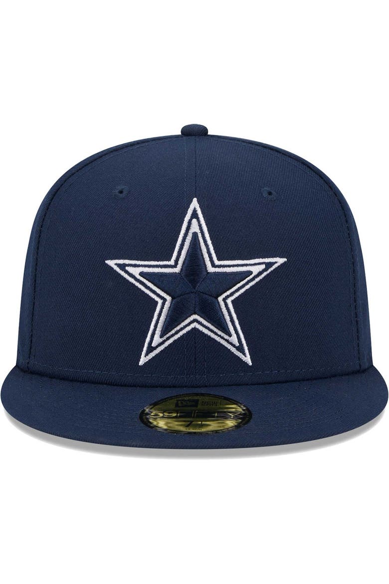 Men's New Era Navy Dallas Cowboys  Main 59FIFTY Fitted Hat, Alternate, color, Navy