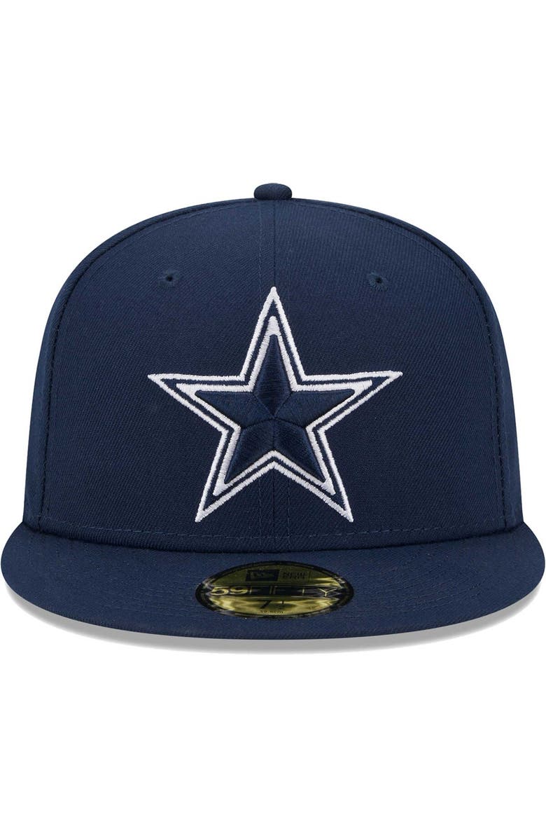 New Era Men's New Era Navy Dallas Cowboys  Main 59FIFTY Fitted Hat, Alternate, color, Navy