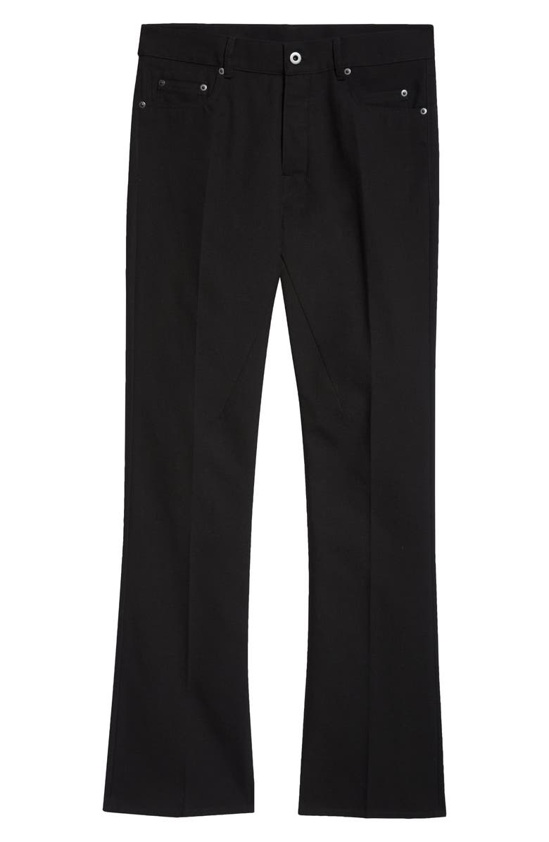 Rick Owens Jim Slim Fit Bootcut Pants, Alternate, color, 