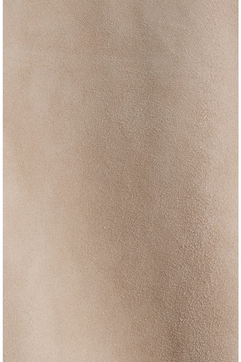 Suede Trucker Jacket, Alternate, color, OXFORD BEIGE