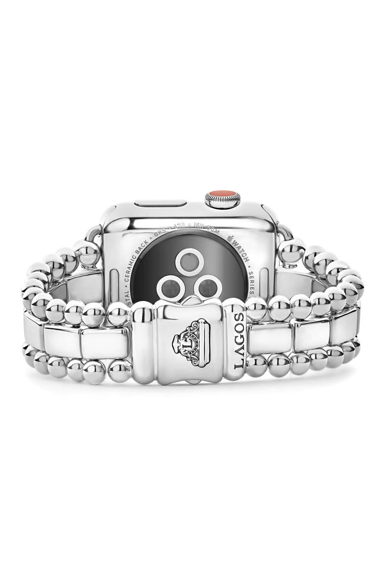 Smart Caviar Diamond Apple Watch® Watchband, Alternate, color, SILVER/ DIAMOND