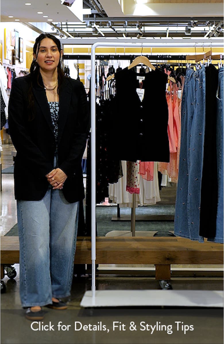 Cutaway Button-Up Sweater Vest, sales video thumbnail