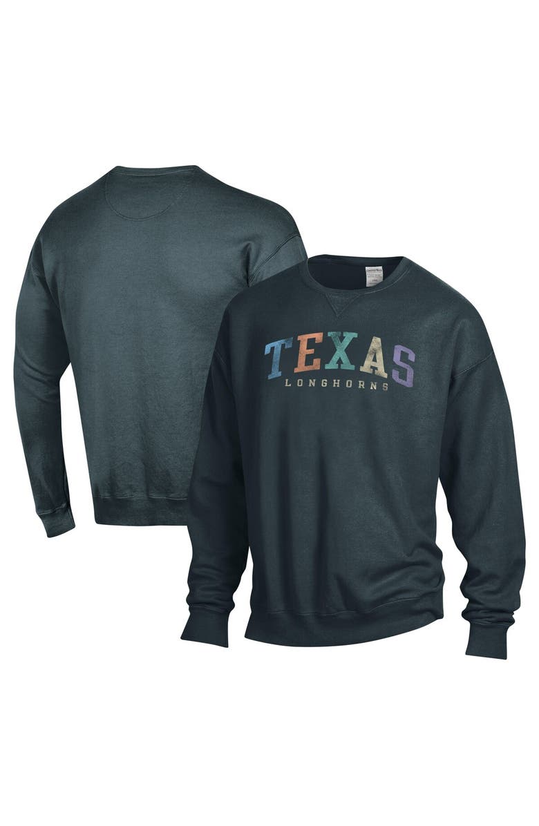 ComfortWash Unisex ComfortWash Gray Texas Longhorns Oversized Pullover Sweatshirt, Main, color, Gray