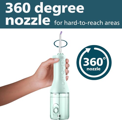 Philips Sonicare Power Flosser 3000 Quad Stream Water Flosser Mint In Green