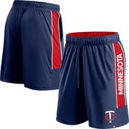 FANATICS Men's Fanatics Navy Minnesota Twins Win The Match Defender Shorts