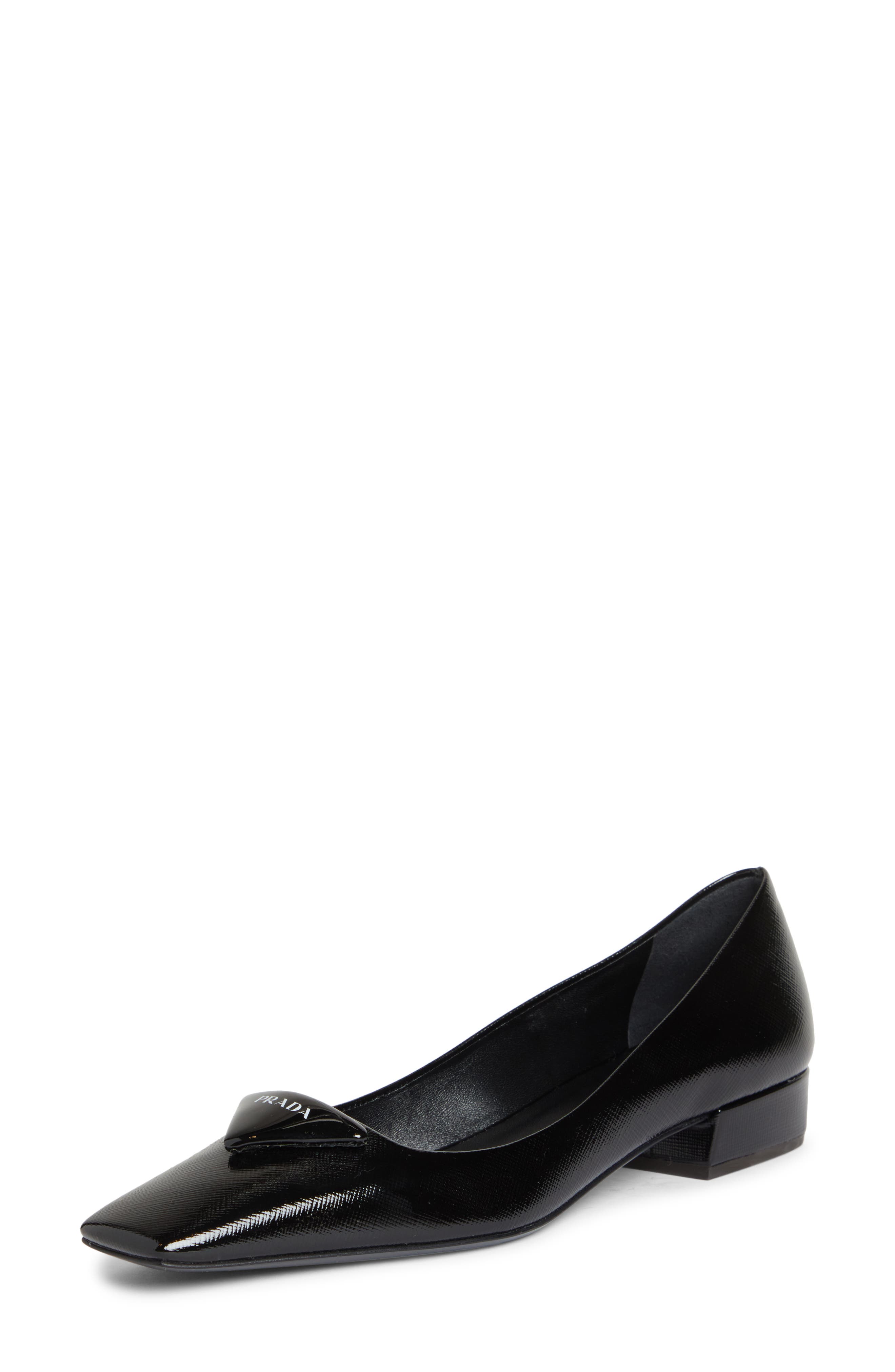Prada Modellerie Square Toe Pump, Main, color, 