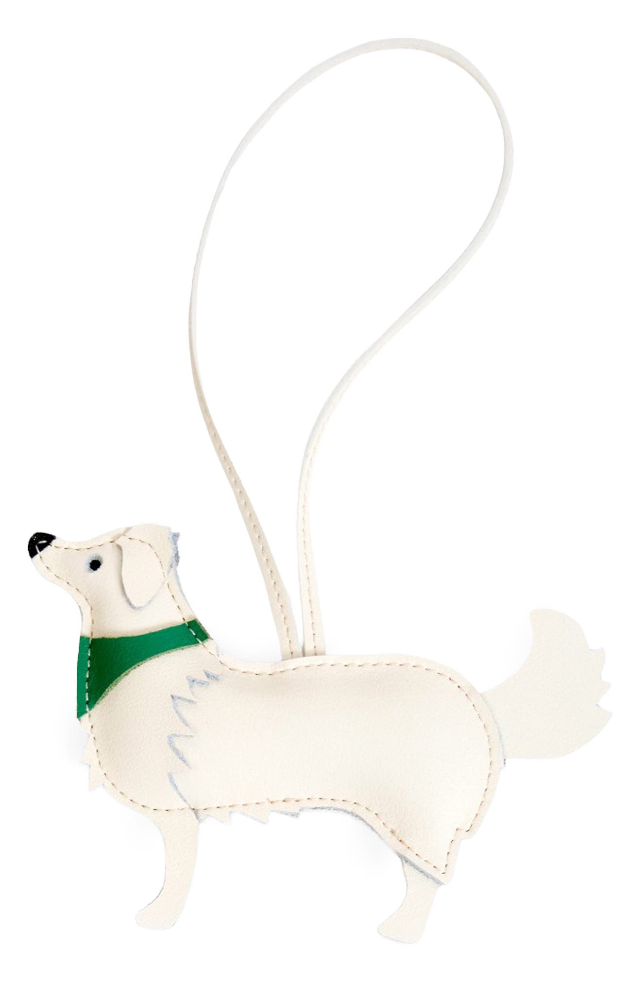 Clare V . Paco Bag Charm In White