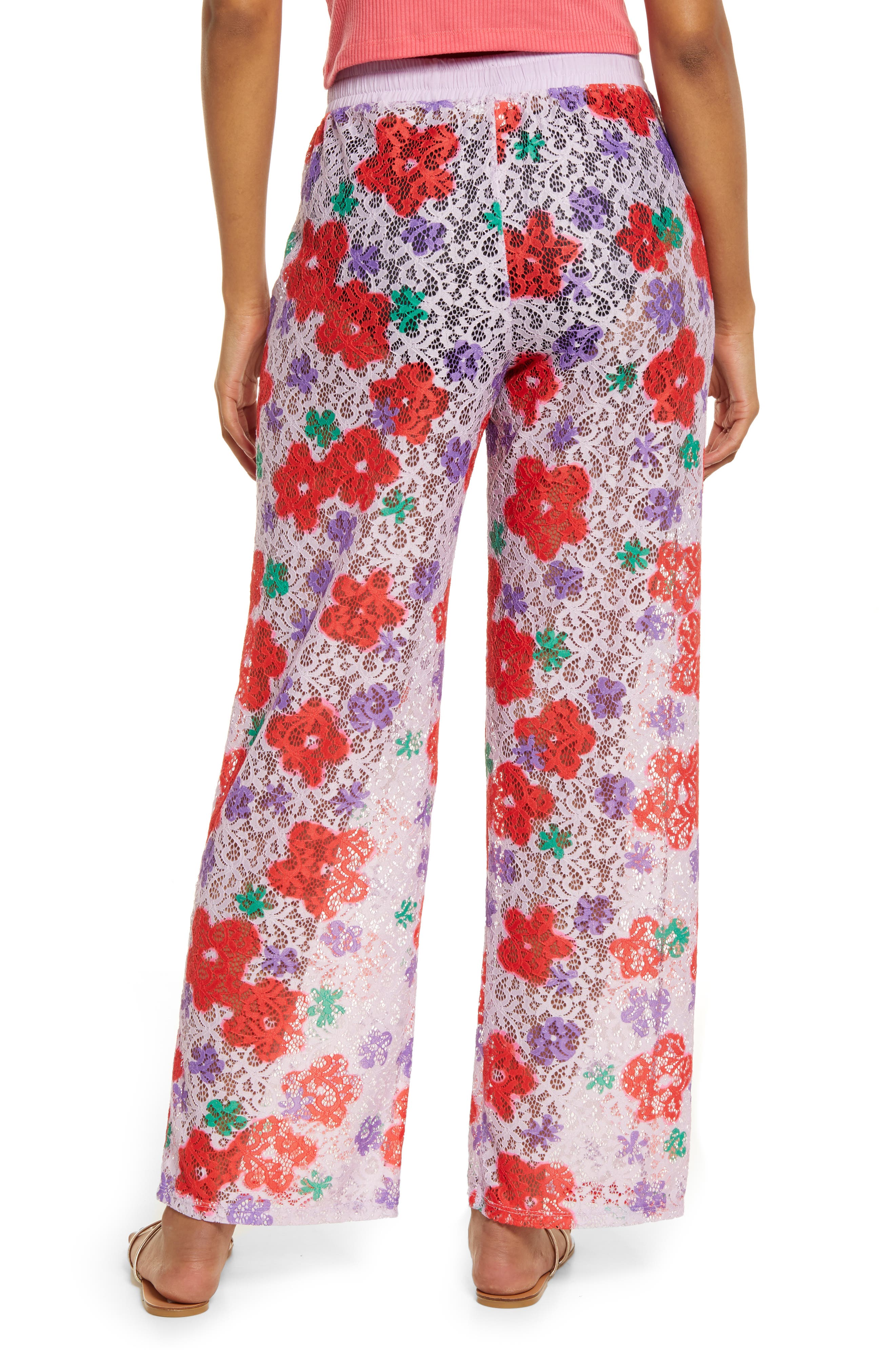 BP. Be Proud Pride Gender Inclusive Sheer Lace Drawstring Pants ...