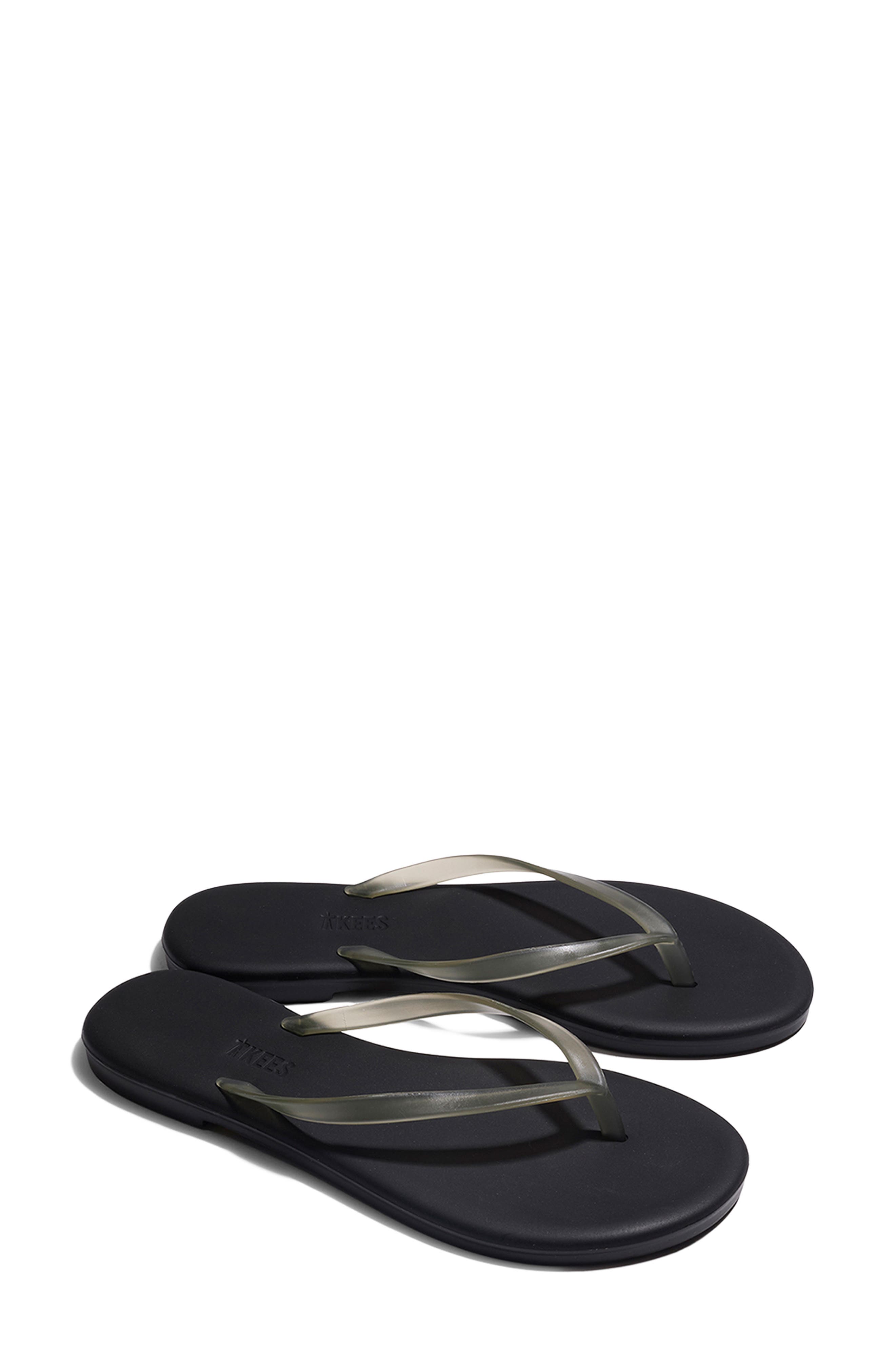 TKEES Aqua Waterproof Flip Flop, Main, color, Onyx