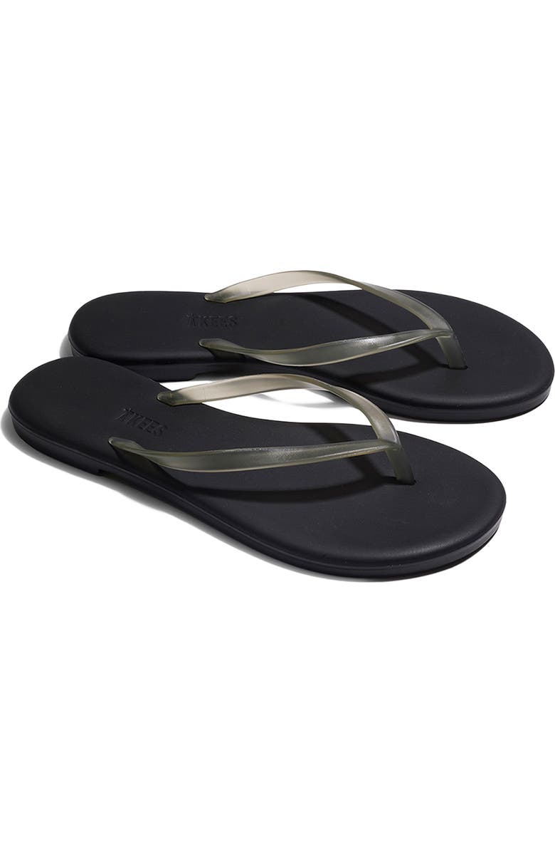 TKEES Aqua Waterproof Flip Flop, Main, color, Onyx
