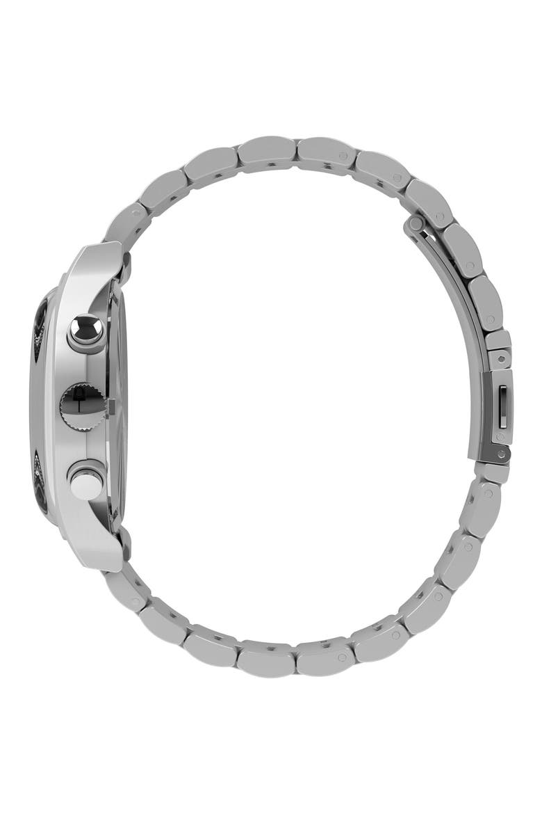 MK1 Chronograph Bracelet Watch, 40mm, Alternate, color, SILVER-TONE