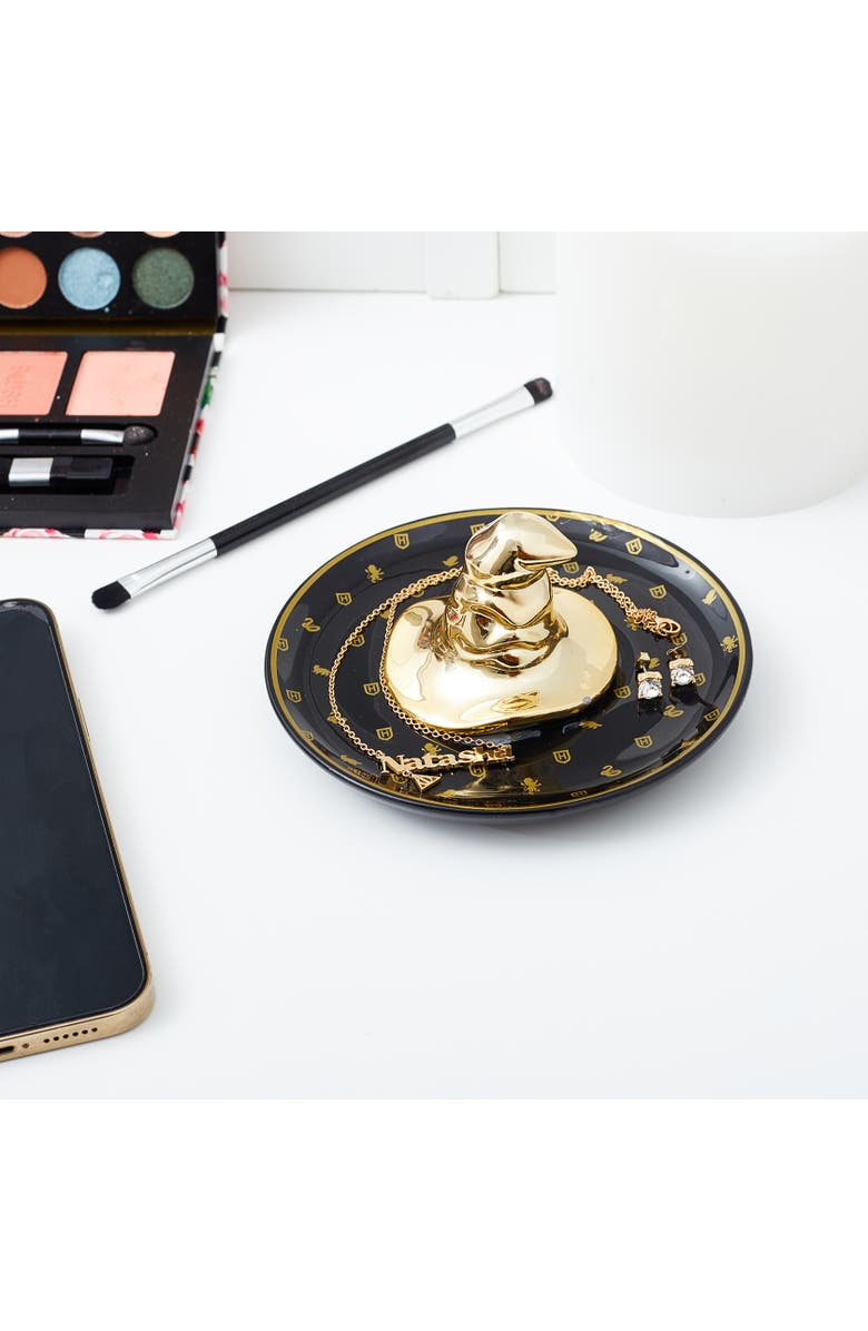 HARRY POTTER Ceramic Trinket Tray Jewelry Organizer, Alternate, color, Metallic Gold