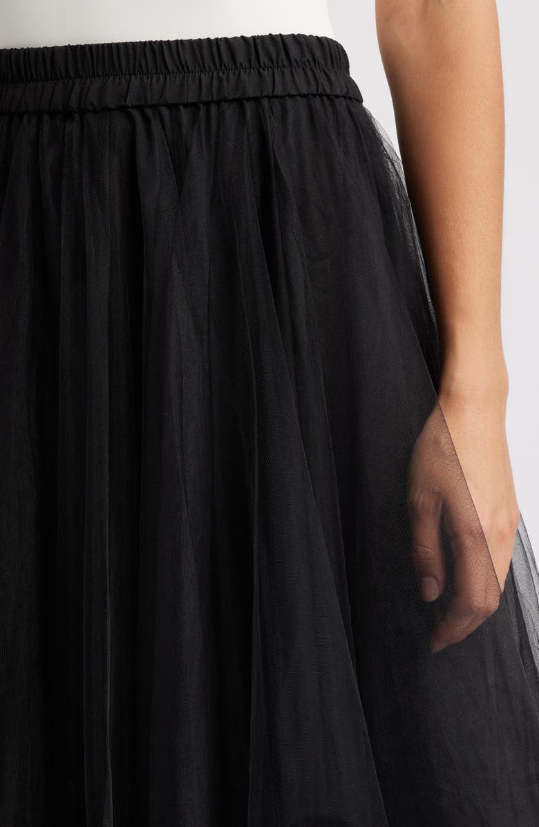 Masai Copenhagen Scarlet Tulle Maxi Skirt, Alternate, color, 
