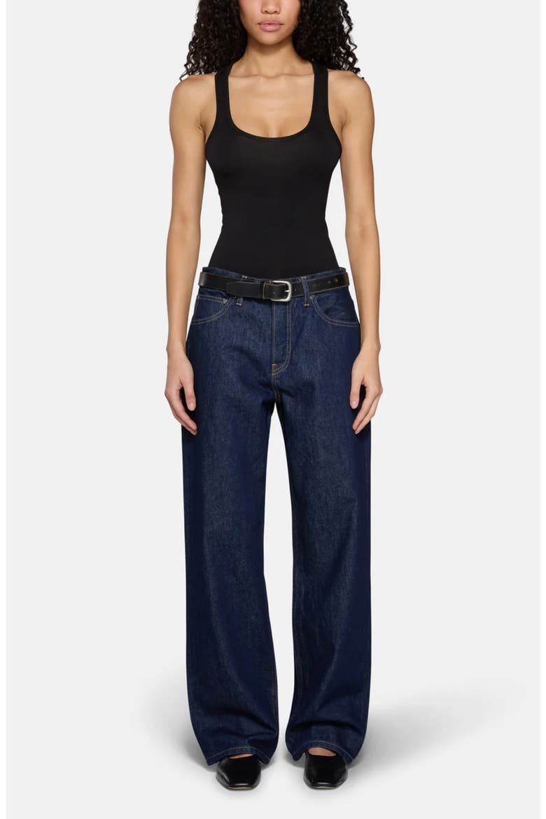 Mid Rise Baggy Wide Leg Jeans, Alternate, color, HAVANA NIGHT