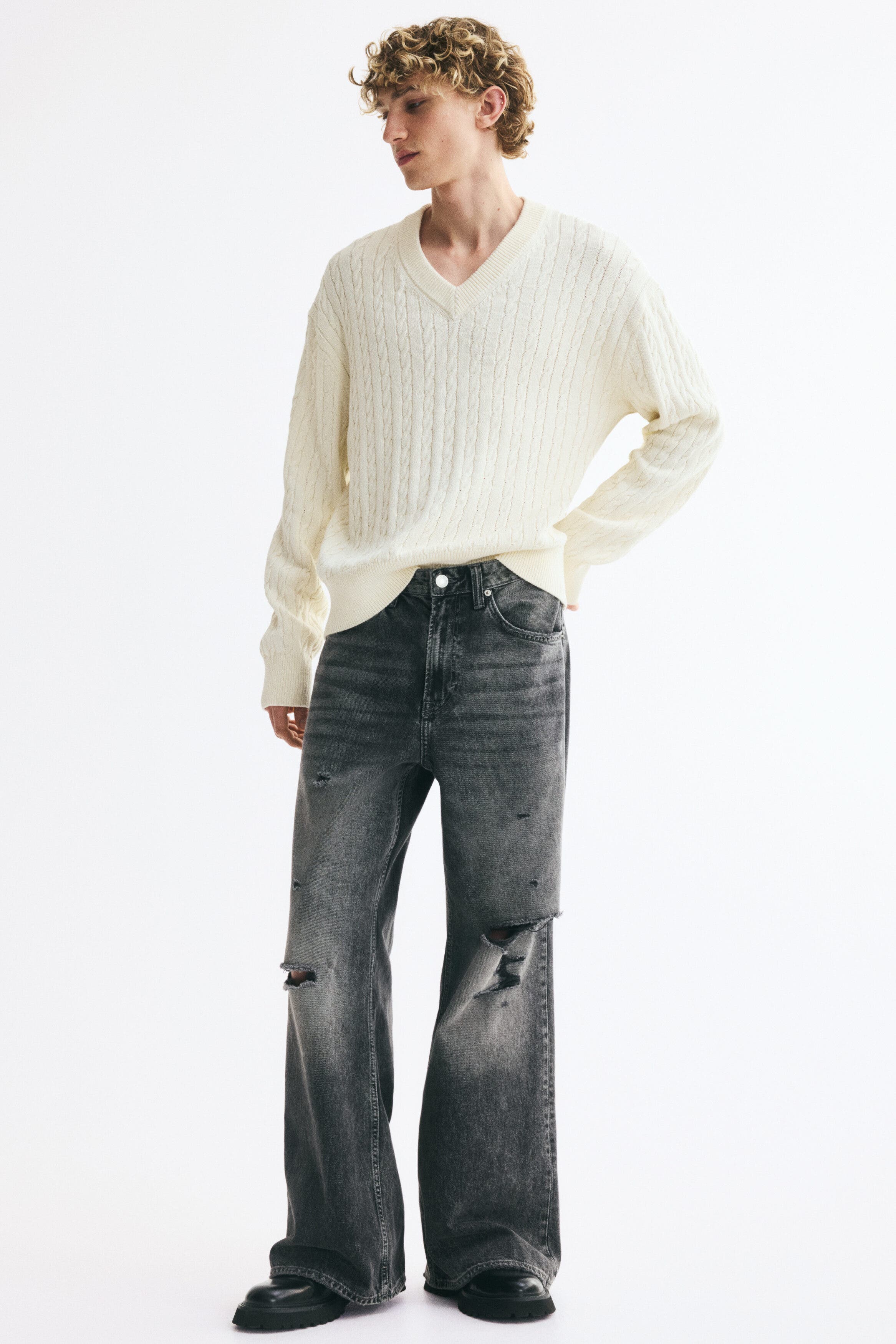 selected Dark denim gray