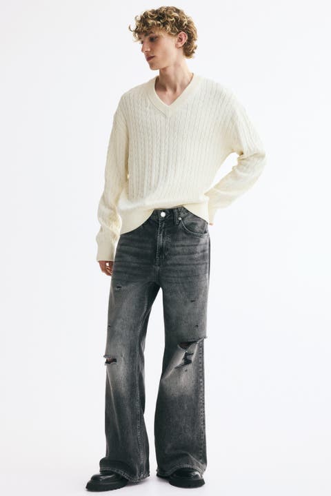 Loose Bootcut Jeans