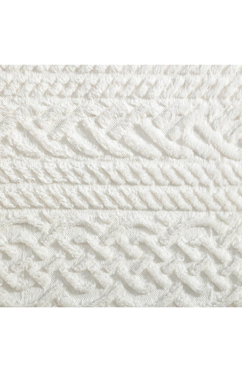 Nautica Declan Faux Shearling Throw Blanket, Alternate, color, Beige