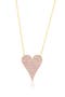 Pavé Heart Pendant Necklace