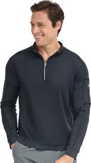 BloqUV Men's Mock Zip Top
