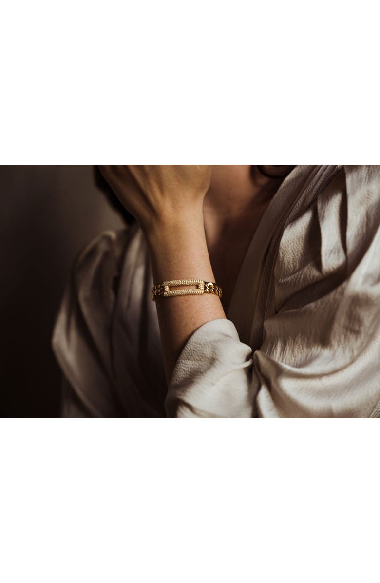 ZARUX Elegant Cuban Bracelet, Alternate, color, 