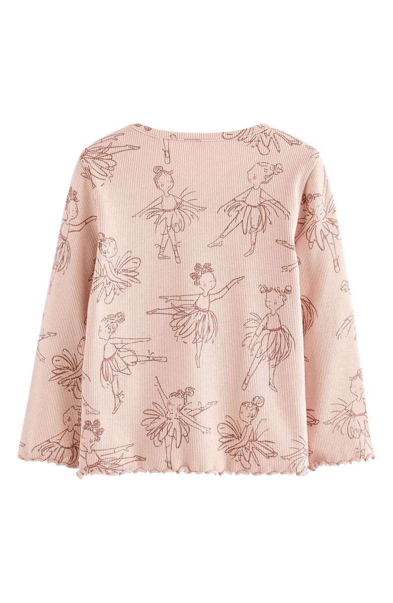 NEXT Kids' Ballet Stretch Cotton Rib Top, Alternate, color,
