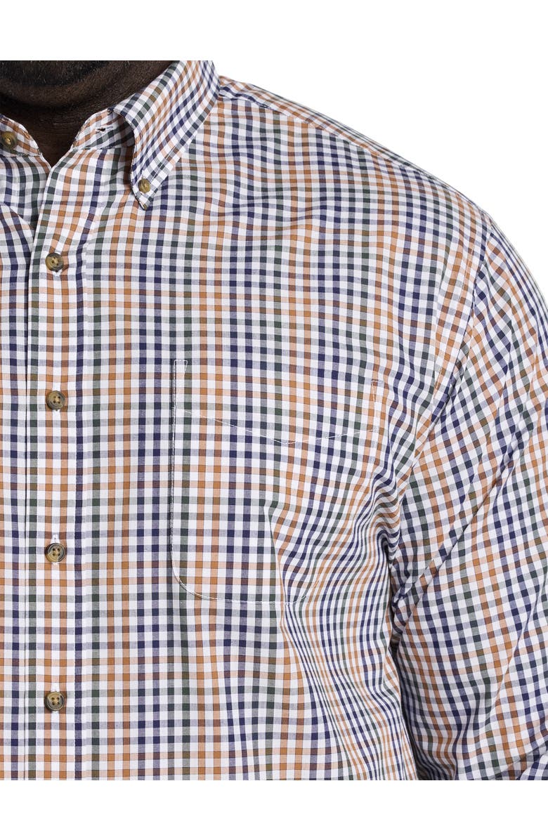 Harbor Bay by DXL Big & Tall Easy-Care Check Sport Shirt, Alternate, color, 