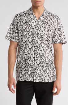 DKNY SPORTSWEAR Malcolm Short Sleeve Camp Shirt