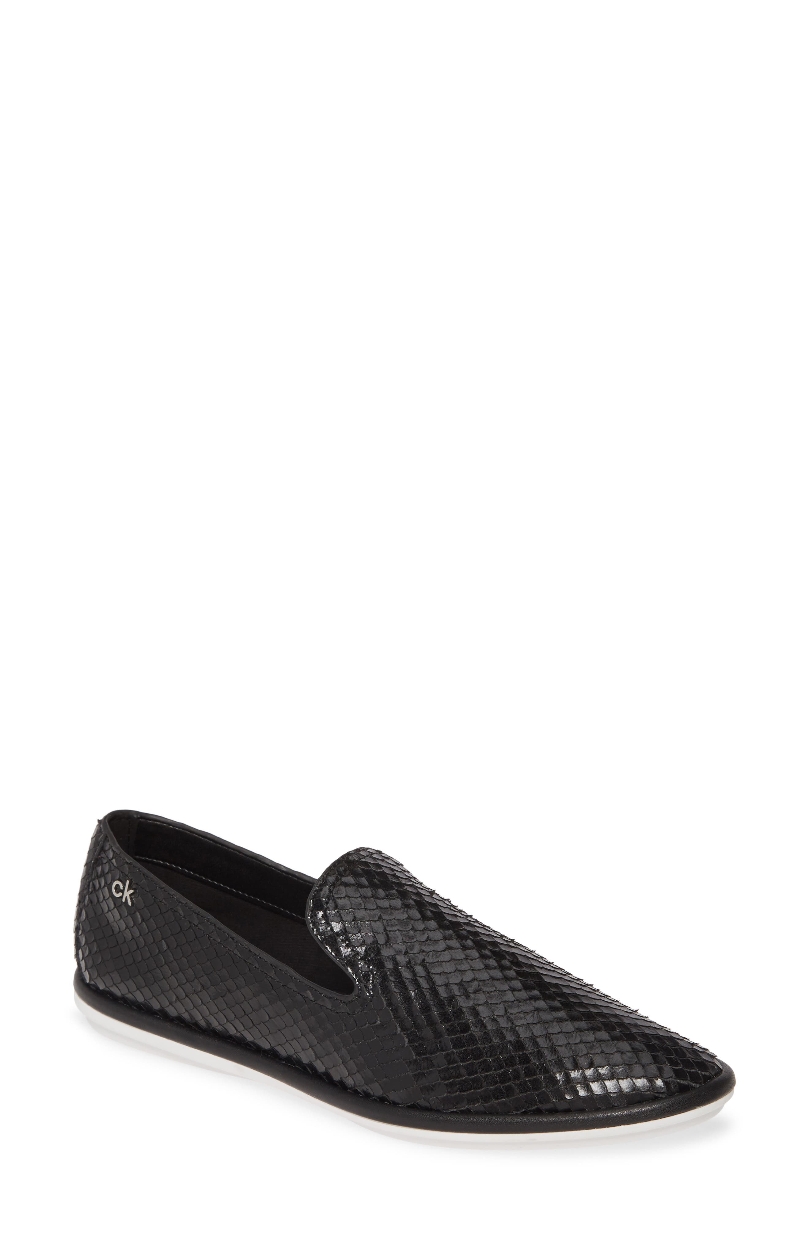 Calvin Klein Issa Armatura Embossed Loafer (Women) | Nordstromrack