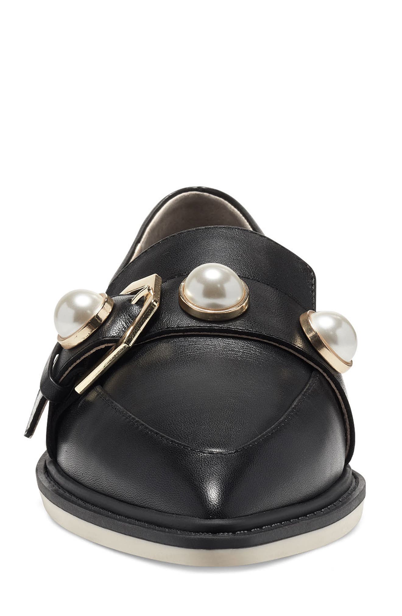 Calder Loafer, Alternate, color, BLACK LEATHER