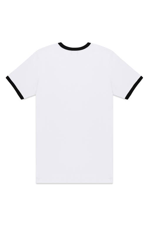 Dalix Mens Astronaut Jersey Ringer Tee In Multi