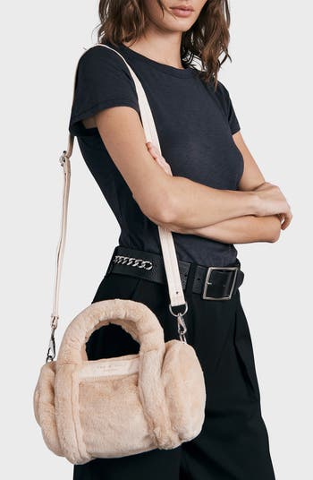 Cloud Mini Faux Fur Duffle