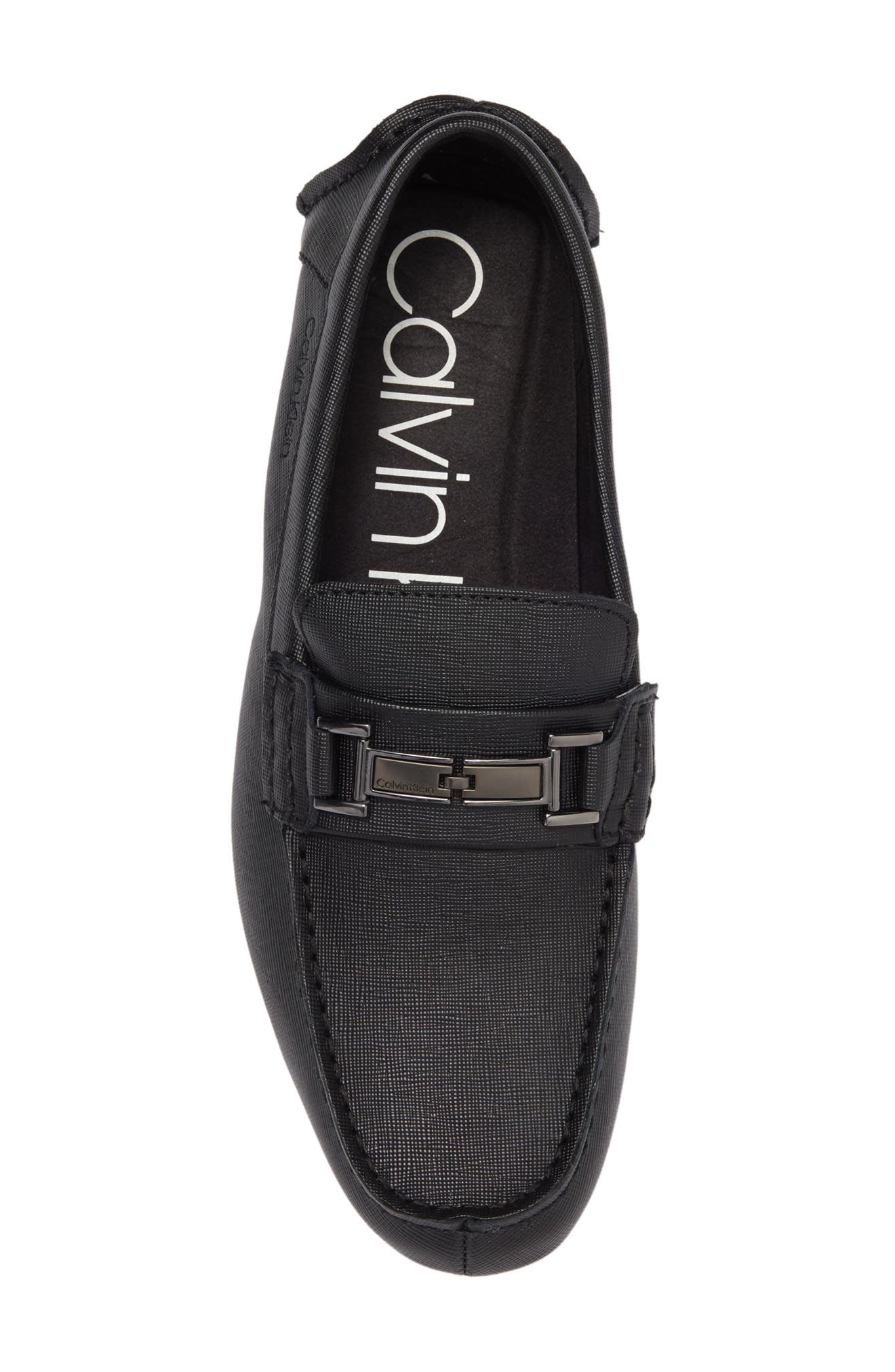 Calvin Klein Magnus Bit Leather Driver, Alternate, color, 