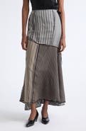 Maison Margiela Lining Patchwork Midi Skirt