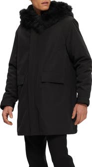 GORSKI Parka With Genuine Shearling Trim
