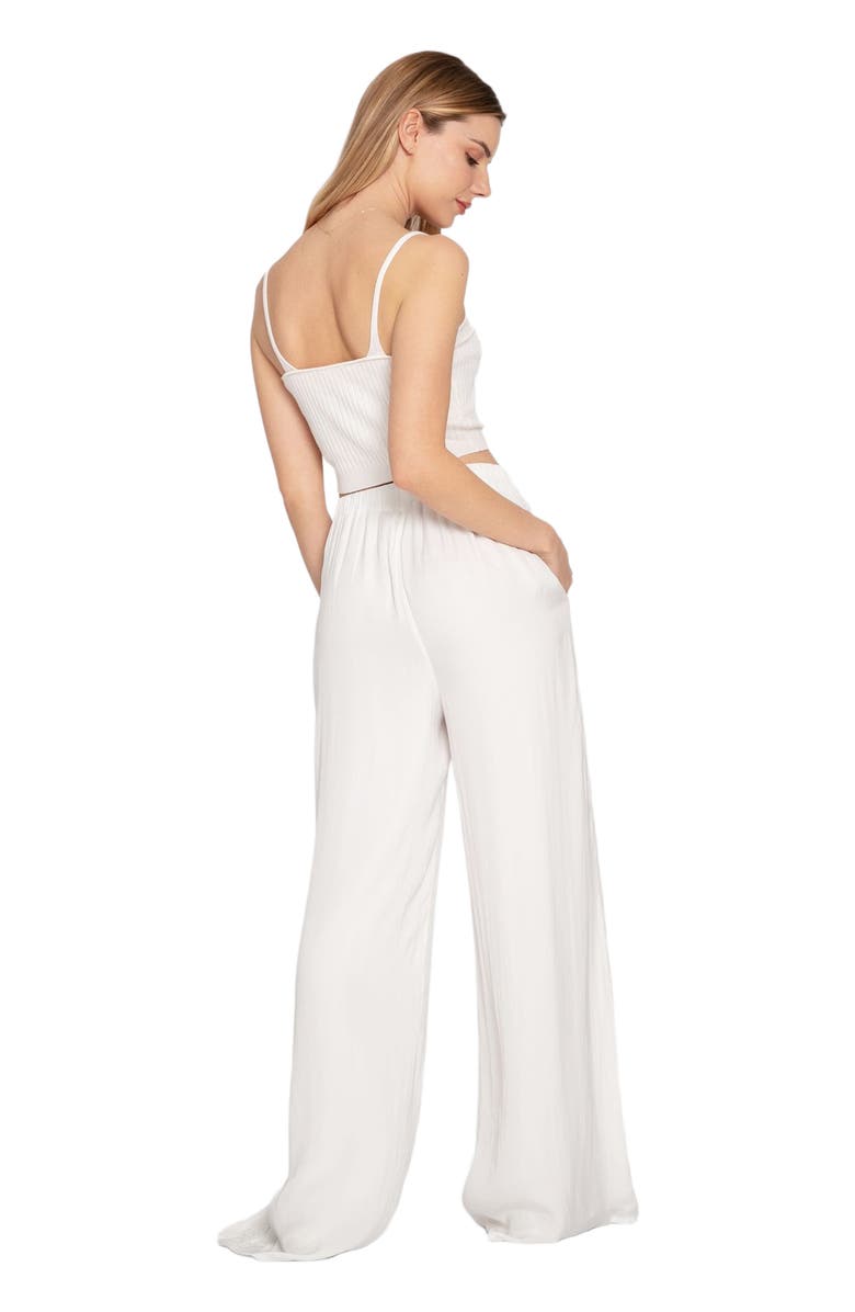 Belle & Bloom Everywhere All At Once Wide Leg Pant, Alternate, color, White