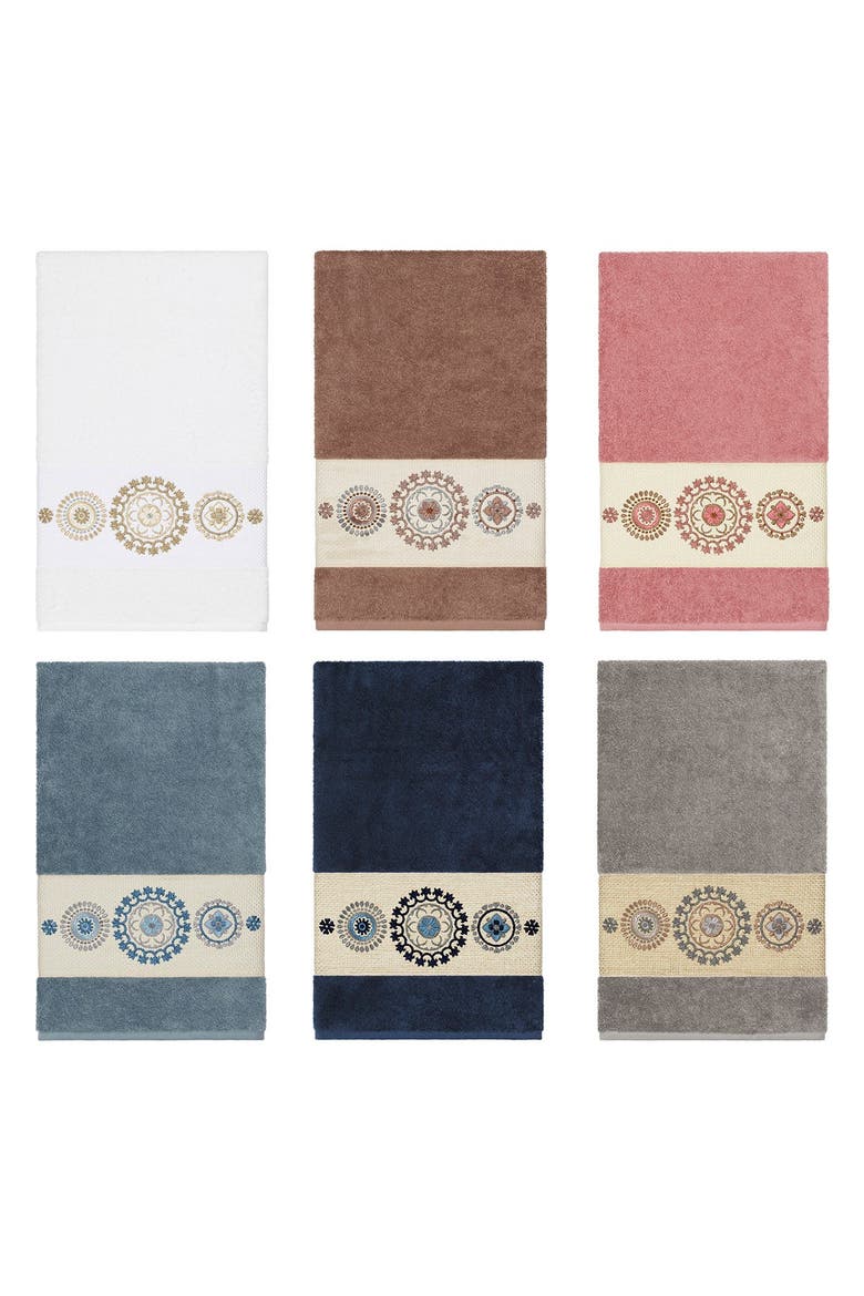 Isabell Embellished Bath Towel - Latte, Alternate, color, LATTE